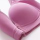 thumbnail image 4 of Gibobby Brasier Push Up Mujer Ropa interior de sujetador de talla grande con cierre frontal de color liso para mujer(Morado,Grande), 4 of 4