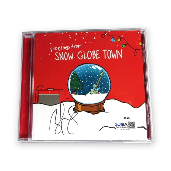 Brad Paisley Signed Autographed CD Insert Snow Globe Town JSA