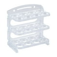 thumbnail image 2 of XYAIYT Foldable Egg Storage Container with 24 Capacity for Kitchen Refrigerator or Pantry Long Lasting Transparent Organizer Easy Access Suit for Camping or Picnic_MULTI LAYER Shelf, 2 of 8