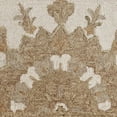thumbnail image 2 of 2â€™ x 4â€™ Tan Retro Modern Medallion Hearth Rug, 2 of 5