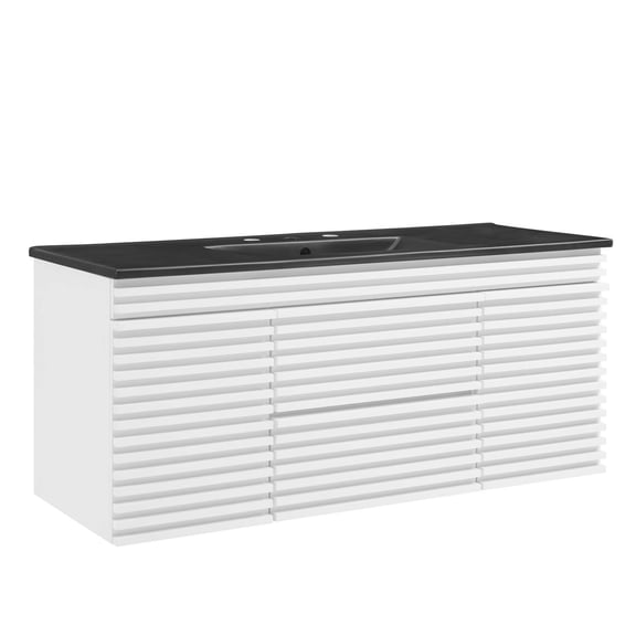 Render 48" Wall-Mount Bathroom Vanity-EEI-5801-CHA-BLK
