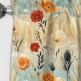 thumbnail image 3 of Designart "Pastoral Beige Blossoms IV" Floral Blackout Curtain Single Panel, 3 of 4