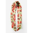 thumbnail image 2 of Bimba Beige Buds & Magnolia Floral Printed Pure Silk Scarf For Hair Neck Head Bandanas For Women 40 x 40 Inches, 2 of 6