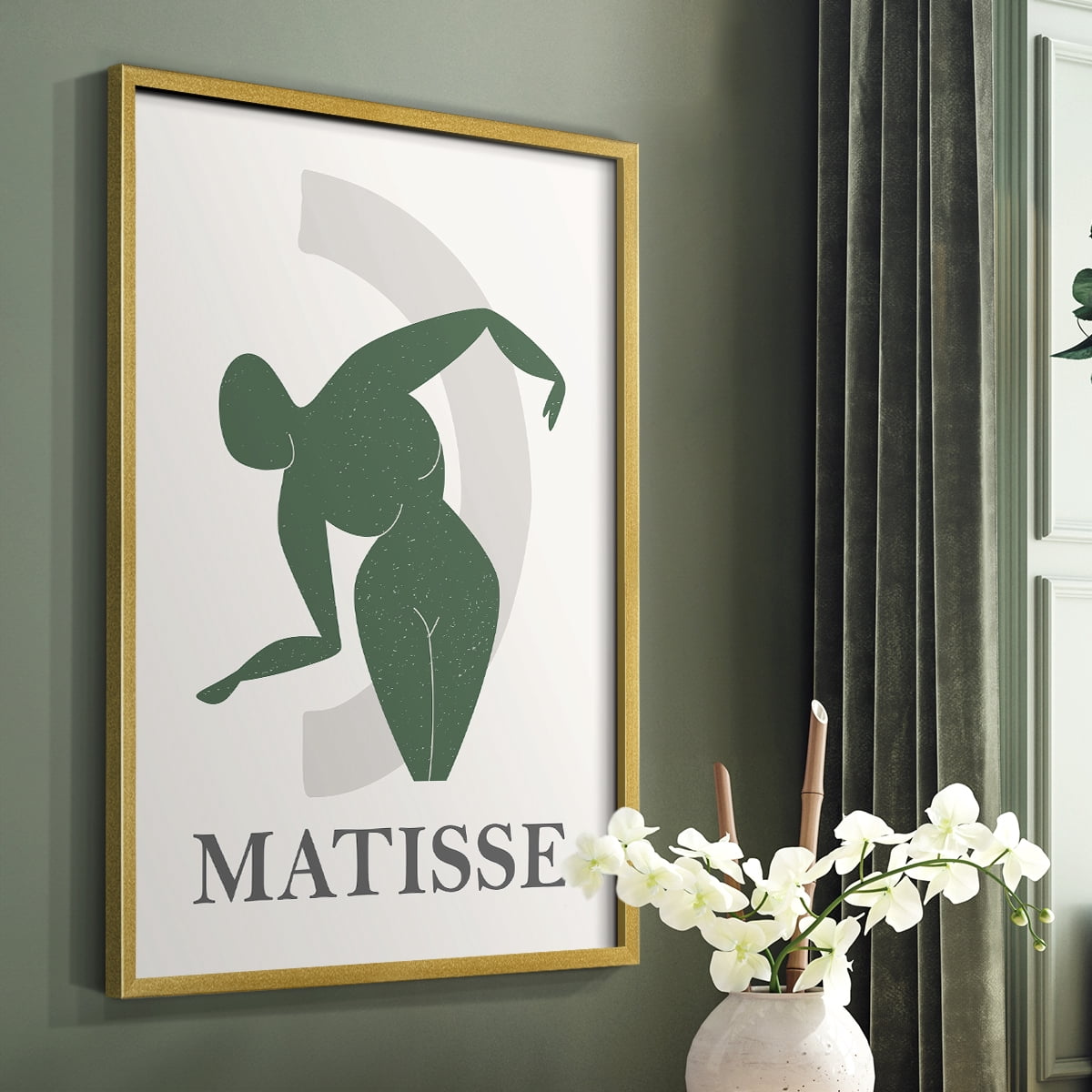 Matisse CCLXXII in Solid Wood 22 x 28 Framed Print