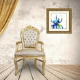 thumbnail image 3 of Villa, Mlli 12x12 Gold Ornate Wood Framed with Double Matting Museum Art Print Titled - Water Bugs, 3 of 4