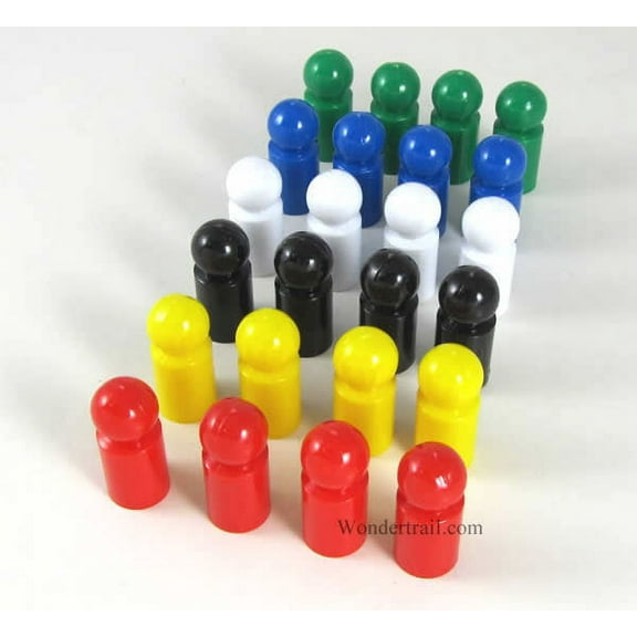 Ball Pawns Game Accessories Assorted Colors Pack of 24 Koplow Games