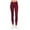 Burgundy, variant on MOA Collection Women's Comfort Fit Cotton Spandex Basic Leggings