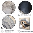 thumbnail image 3 of Designart "Simplistic Geode Panorama I" Stone Geode Floater Framed Canvas Art Print, 3 of 5