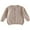 Coffee, variant on Odeerbi Kids Boys Girls Rib Knit Cardigan Children's Long Sleeve Solid Color Cardigan Sweater Coffee