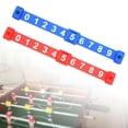 thumbnail image 1 of Colaxi 2Pcs Foosball Score Counter Children Foosball Table Scoreboard Red and Blue, 1 of 8