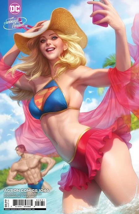 ACTION COMICS #1046 CVR C STANLEY ARTGERM LAU SWIMSUIT