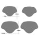 thumbnail image 2 of 4 parches para zapatos Vamp Repair Sticker Sticky Insole Heel Hole Protector (gris) JShteea Libre de BPA, 2 of 8
