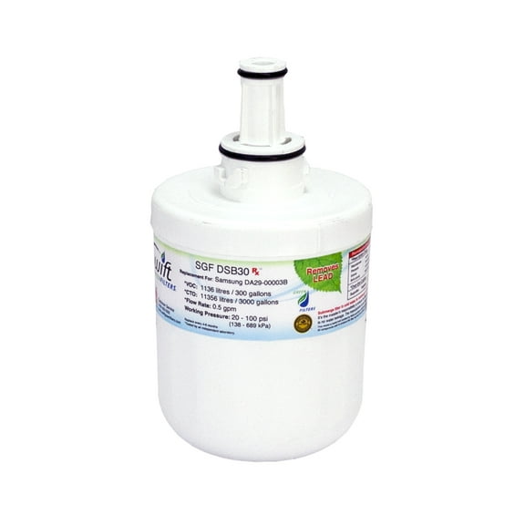 Swift Green Filters SGF-DSB30 Rx Replacement Water Filter for Samsung DA29-00003G, DA29-00003F,DA29-00003B and HAF-CU1- 1 Pack