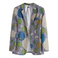 thumbnail image 1 of Hombres Blazer Casual Étnico Flor Serie Versátil Impreso Trajes Abertura Trasera Trajes Chaqueta Odeerbi ODB-2, 1 of 9