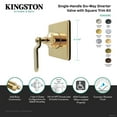 thumbnail image 4 of Kingston Brass KS4045KL Whitaker Single-Handle Six-Way Diverter Valve with Square Trim Kit, Oil Rubbed Bronze, 4 of 4