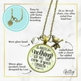 thumbnail image 5 of Be Anxious Nothing Gutsy Goodness Bronze Necklace Female Adult Metal Faith Jewelry, 5 of 8
