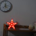 thumbnail image 5 of Luz de noche de estrella roja, luz de noche LED con pilas en forma de estrella para niños, bebé, niño, regalo de niña, guardería, decoración de pared - Luz de noche de estrella JAMW Sencillez, 5 of 5