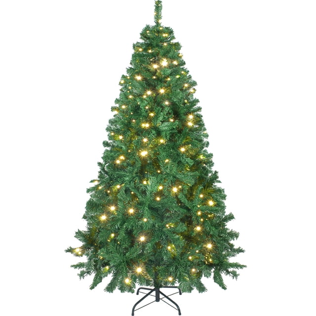 Arbol Navidad Verde JARDIMEX 190 Cm Frondoso Luces Led 736 Ramas
