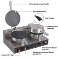 thumbnail image 4 of M optimized 2600W Commercial Electric Ice Cream Cone Maker Machine, Stainless Steel Egg Roll Mold Nonstick Waffle Cone and Bowl Maker, 110V, Time & Temperature Control, 4 of 8