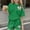 Green, variant on Eltusu Girls Summer Outfit Sets, Short Sleeve Crew Neck Casual T-Shirts & Shorts Sets Hot Pink Size 7-8T