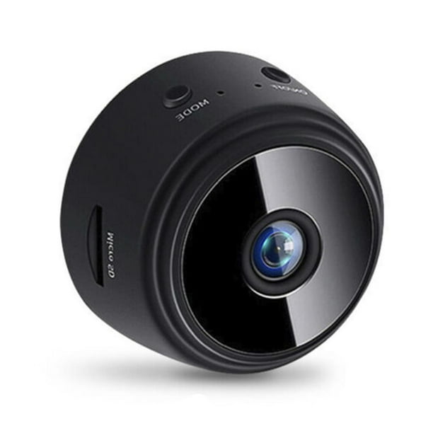 Cámara IP 1080P Soporte de 360 grados Cámara WiFi Seguridad del hogar Negro
