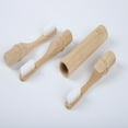 thumbnail image 4 of Biodegradable Bamboo Toothbrushes, BPA Free Soft Bristles Toothbrushes, Natural, 4 of 5