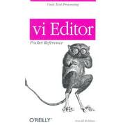Pocket Reference (O'Reilly): VI Editor Pocket Reference (Paperback)