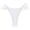 Z-White63, variant on JIAYUE Womens Swimwear Beach Vacation Brazilian High Leg Bikini Thong With Strap Summer Bathing Suit Solid Color Stylish Swim Bottoms