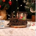 thumbnail image 4 of ZZkhGO Santa Claus Water Train, Painted Christmas Night Light, Interactive Moving Ornament with Flooded Base Battery, 4 of 6