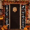 thumbnail image 4 of Gustave Halloween Trick Or Treat Hanging Banner Door Decoration, Porch Decorations Outdoor Signs for Home Welcome Signs "A Style", 4 of 8