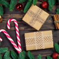 thumbnail image 4 of GFDYREE 9 Rolls Jute Ribbons,Lace Craft Ribbon Burlap 18 Meters for Crafts Wraping Gifts Party Holiday and Rustic Wedding Decorations, 4 of 7
