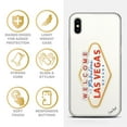 thumbnail image 4 of Case Yard iPhone-X Case Clear Soft & Flexible TPU Ultra Low Profile Slim Fit Thin Shockproof Transparent Bumper Protective Cover Drop Protective Cell Phone Cases (Las Vegas Sign), 4 of 8