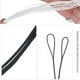 thumbnail image 5 of Accesorios de lazo 12 Strands Tejido Bicolor Caza Resistente a la abrasión Resistente al vuelo rápido Fácil Operación fácil con buena ductilidad Blanco negro 58 pulgadas sidaley OD003534-01, 5 of 7