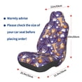 thumbnail image 2 of Lsque Bowling Game Pattern Car Seat Covers for Front Seats , Waterproof Seat Covers for Cars, Sporty Front Seat Covers,Car Seat Cover Protector Front Seats, 2 of 5