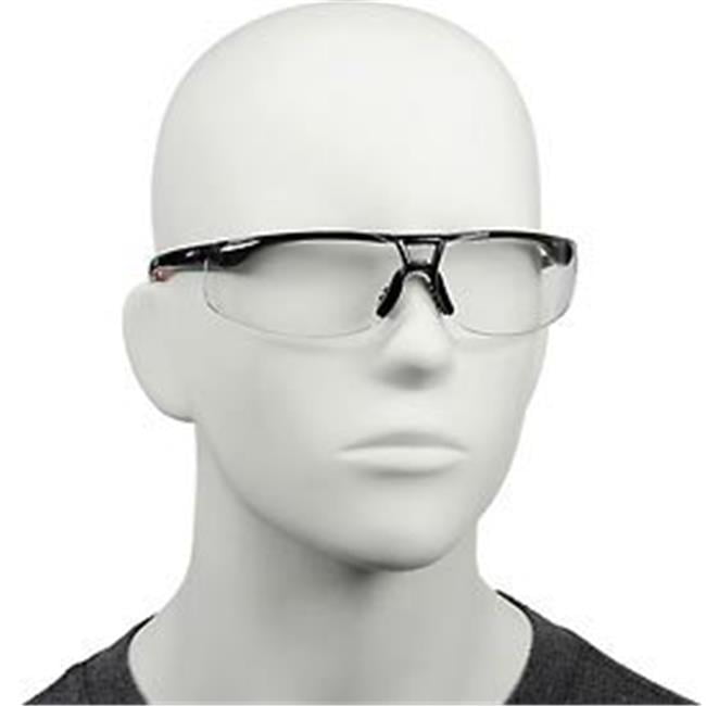 North Safety S40hs Uvex Protege Safety Glasses 44 Black Frame Clear Hs Lens Walmart Com