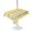 Yellow, variant on Outdoor Table Cloth with Umbrella Hole and Zipper, Modern Marble Waterproof Round Tablecloth 60 Inch, Abstract Ink Painting Art Contemporary Washable Table Cover for Outside Party Patio Picnic