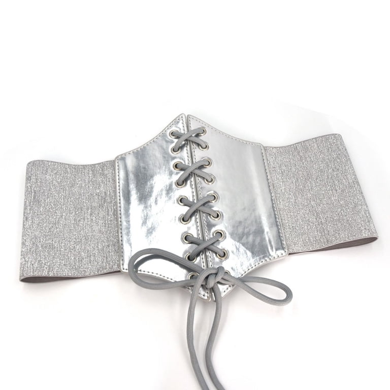 Ashirexll Elastic Costume Waist Belt Lace-up Tied Waspie  display picture 2