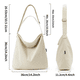 thumbnail image 2 of Bolso De Moda Cercanías Para Mujer Bolso De Pana Casual Xtellar beige, 2 of 3