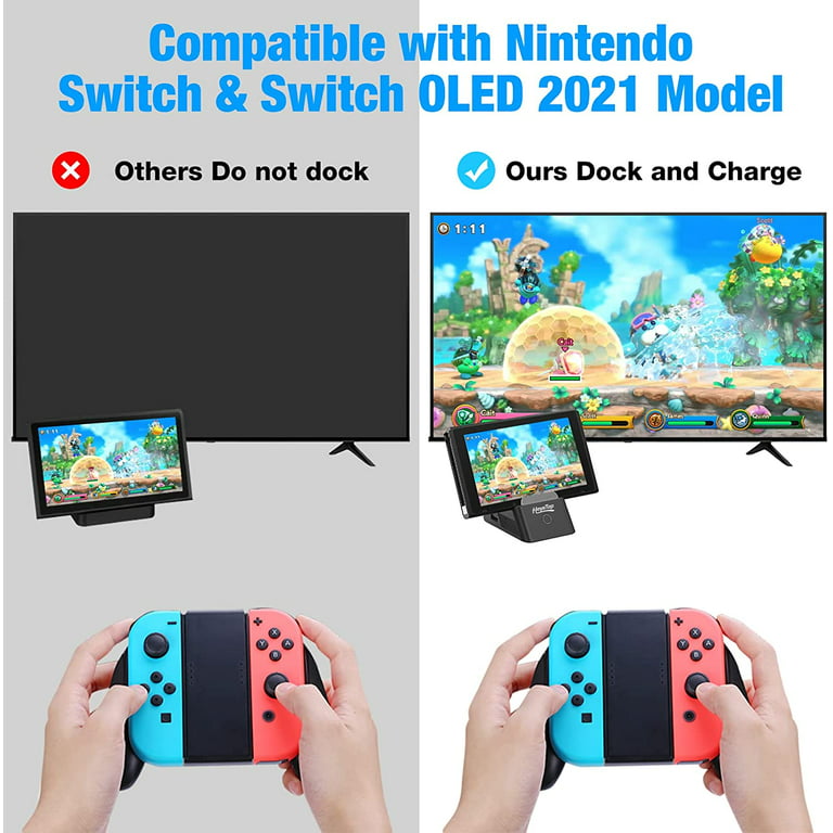 Nintendo Switch Docking Station for TV ,HEYSTOP Switch TV Dock for Nintendo  Switch/OLED with Type-C and USB 3.0 Port,Small 