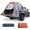 Orange + silver-2, variant on Topcobe 2 Person Portable Pickup Tent with Carry Bag, Privacy Tent, Easy Set Up Camping Tents Shelter-L