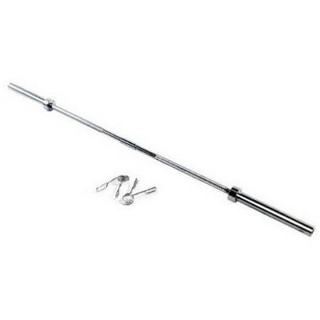 Weider - 7' Olympic Chrome Barbell w Textured Hand