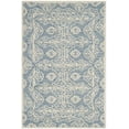 thumbnail image 2 of SAFAVIEH Bella Doriane Medallion Geometric Wool Area Rug, Blue/Ivory, 8' x 10', 2 of 6