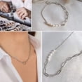 thumbnail image 5 of 2 Strands(3.28ft/Strand) 6mm Soldered Paperclip Chains Stainless Steel Cable Chains Drawn Elongated Cable Chain Metal Chains for Women DIY Necklace Jewelry Making Stainless Steel Color, 5 of 6