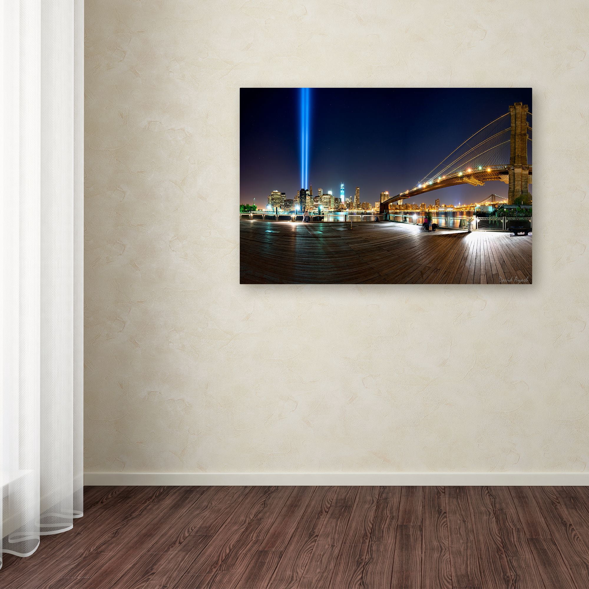 Trademark Fine Art "Never Forget" Canvas Art by David Ayash