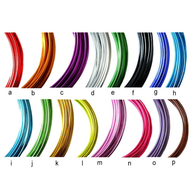 Bendable Cords 1.55mm Assorted Colors Premium Material Aluminum Wires  Fool-style Operation DIY Rust-proof Resilience for Crafts turkish blue 