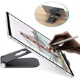 thumbnail image 2 of Support de Tablette Entièrement Pliable, CPDD Support iPad, Support de Tablette en Aluminium Réglable Compatible avec Nouvel iPad(10.2)/iPad Air/iPad Pro/iPad Mini, Tablettes Samsung, et Téléphones, Noir Noir, 2 of 8