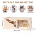 thumbnail image 6 of Marchul Natural Wooden Hamster Hideout Tunnel, Rest Play House for Dwarf Syrian Hamsters Gerbils Hedgehogs Chinchillas (Living Room), 6 of 8