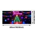 thumbnail image 3 of BotaniNest Background Classic Lights Holiday Party Outdoor Banner Merry Holiday, 3 of 6