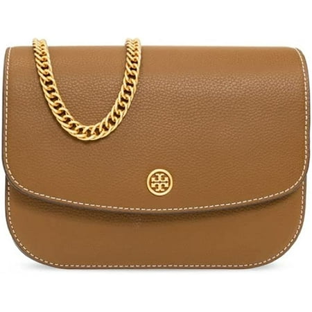 Tory Burch Hb Robinson Pebbled Shoulder Bag Bistro Brown OS
