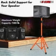 thumbnail image 3 of 5 Core Speaker Stand Tripod Tall Adjustable Heavy Duty DJ Light Floor Stands Universal 35mm PA Pole Mount, 3 of 12